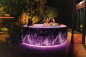 Preview: Intex Whirlpool PureSpa Glow Deluxe 4 Personen LED Multicolor